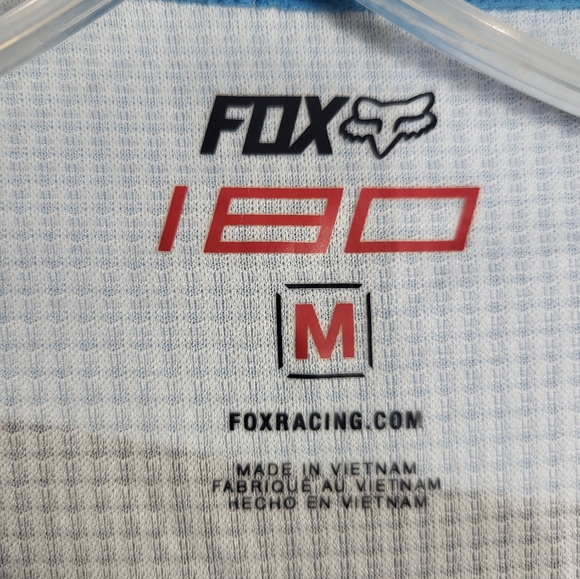 Fox 180 long sleeve racing shirt men's M #2698 - Picture 2 of 5
